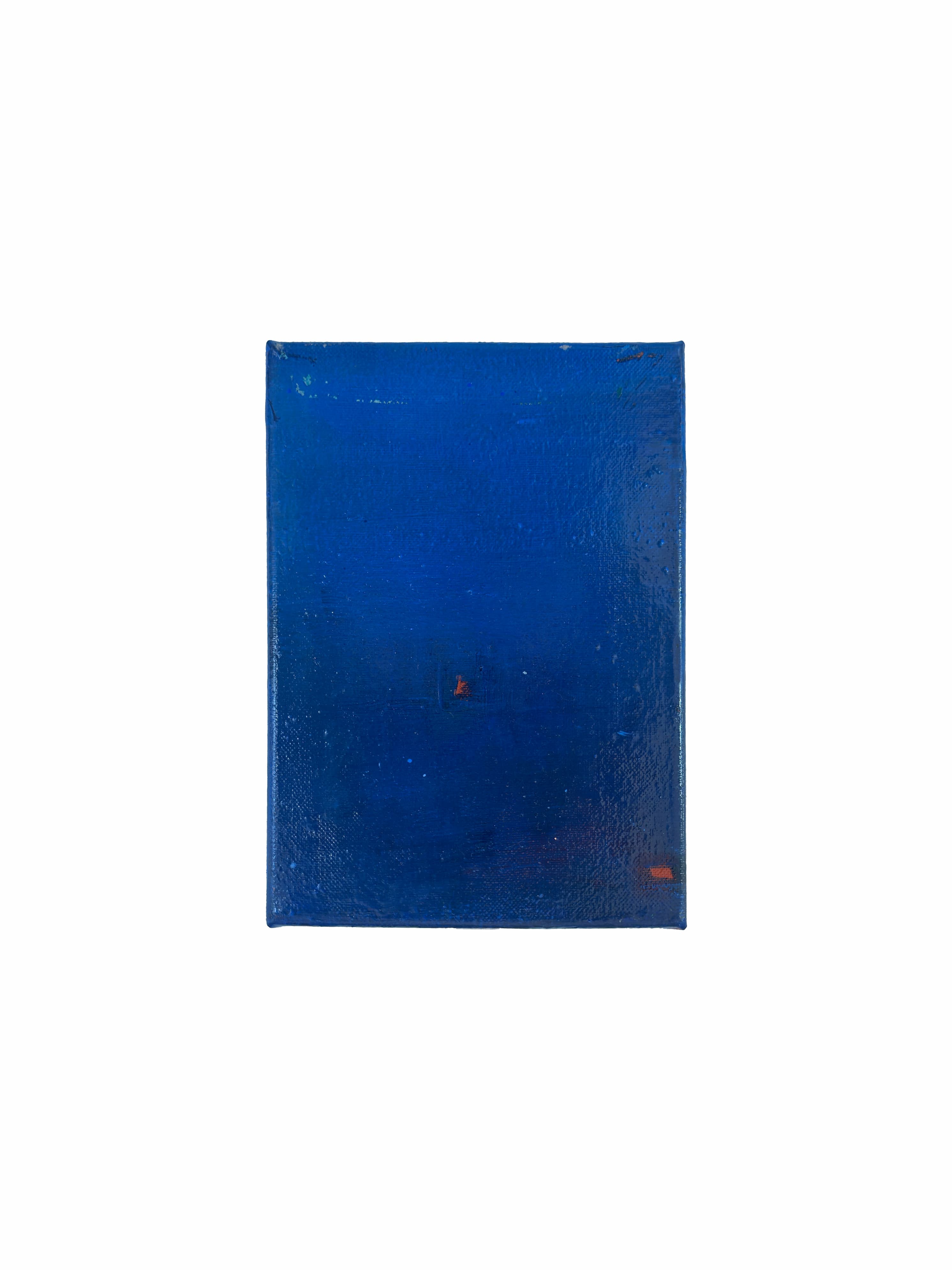 Chromatic | blue, oil on canvas, 24 × 18 cm, 2024, 150 €